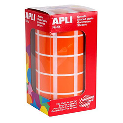 Apli Gommettes carrées adhésives - Orange
