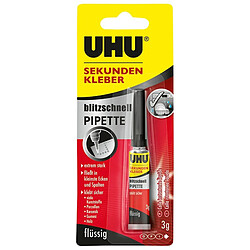 Uhu colle cyanoacrylate instantanée - Jaune
