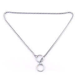 Collier Chien & Chat Argent - Wewoo