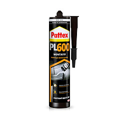 Pattex Adhésif de finition - Beige Adhésif de finition pour bois - en cartouche - pâte - résistant à l'eau et au chaud/froid
