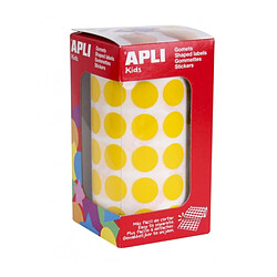 Apli Rouleau gomets ronds - Jaune