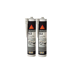 SIKA Lot de 2 Colles Mastic Sikaflex 522 - Blanc - 300ml