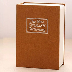 Wewoo Coffre-fort Mini dictionnaire jaune
