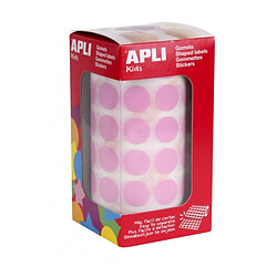 Apli Rouleau de gomets ronds - Rose