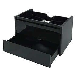 Mendler meuble sous lavabo de salle de bain - Noir brillant