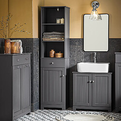 Sobuy BZR17-DG - Gris foncé