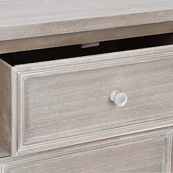 Atmosphera Chiffonnier 6 Tiroirs Charme - H. 113 cm - Marron