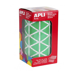 Apli Gommettes triangulaires adhésives - Vert