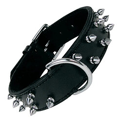 Gloria Noir Clous - Collier pour chien