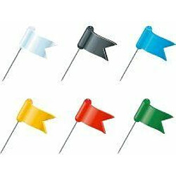 Avis Exacompta Épingles drapeaux – Assorties