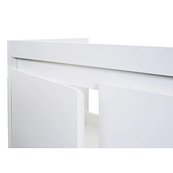 Mendler Meuble sous-lavabo HWC-L86 - Blanc 48x59 cm