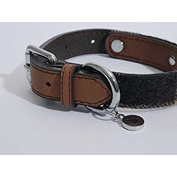Eurovideo Vg Rosewood Collier de Luxe Tweed pour Chien 41-51 cm pas cher