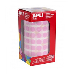 Apli Rouleau de gomets ronds - Rose