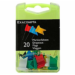Acheter Exacompta Épingles drapeaux – Assorties