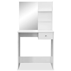 Helloshop26 Coiffeuse de chambre - Blanc