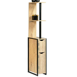 Idmarket Meuble WC 2 portes DETROIT