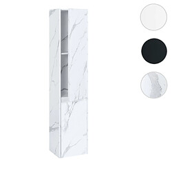 Mendler Colonne de salle de bain - Blanc marbre