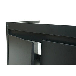 Mendler Meuble Sous-lavabo L86 Noir