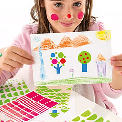Apli Gommettes adhésives rondes - Rouge