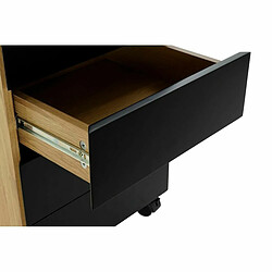 DKD Home Decor Noir Marron - Roulettes