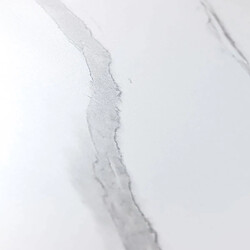 Mendler Colonne de salle de bain - Blanc marbre