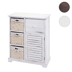 Mendler Commode 4 tiroirs - Blanc