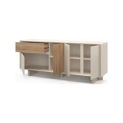 vs_venta_stock Commode MAGDA - Blanc/Multicouleurs pas cher