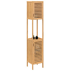 Idmarket Meuble colonne salle de bain BEA - Bambou