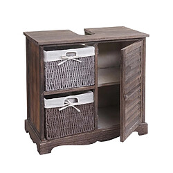 Avis Mendler Colonne de salle de bain - Marron