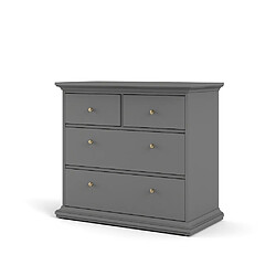 Acheter Alter Commode enfant 4 tiroirs - Gris