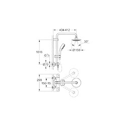 Grohe TEMPESTA New C 160 m Therm