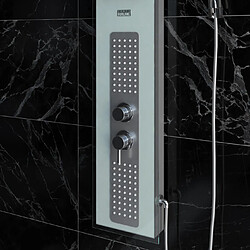 Aurlane Colonne de Douche Hydromassante Blanc