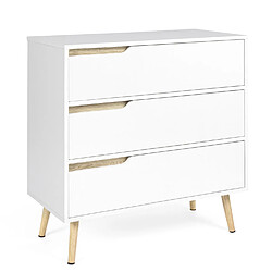Idmarket MARKET HELSINKI Commode - Blanc