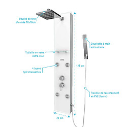 Acheter Aurlane Colonne de Douche Hydromassante Blanc