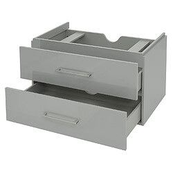 Mendler Meuble sous-lavabo HWC-D16 Gris