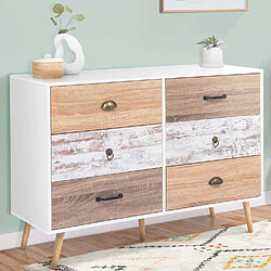 Idmarket MARKET BAHIA - 6 tiroirs