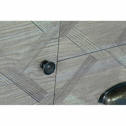 DKD Home Decor Caisson à Tiroirs Noir MDF