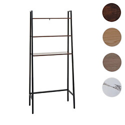 Mendler Colonne de salle de bain métal - Marron