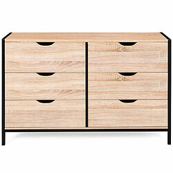 Avis Idmarket Commode DETROIT - Bois/Noir