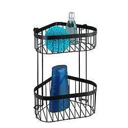 Wenko Etagère d'Angle Murale Noir