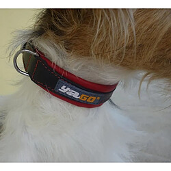 Avis YAGO Collier Cuir - Noir et Rouge M