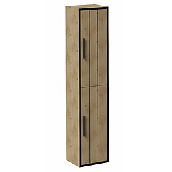 Pegane Colonne de salle de bain - Chêne