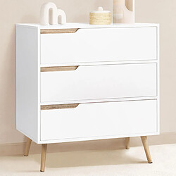 Idmarket MARKET HELSINKI Commode - Blanc