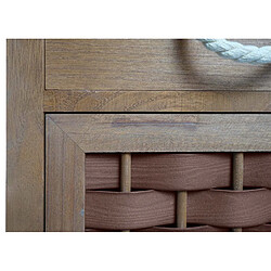 Mendler Commode en rotin - Marron