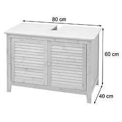 Mendler Meuble sous évier HWC-B18