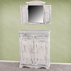 Mendler Commode vintage - Blanc
