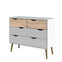 Alter Commode 4 tiroirs scandinave - Blanc