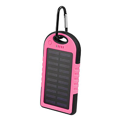 T3Azur Setty Batterie externe solaire 5000mAh - Rose