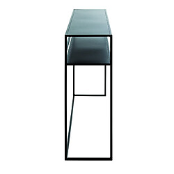 Pegane Table Console en Métal - Noir