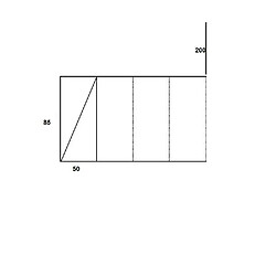 Inside 75 Console extensible ICEBERG - Blanc